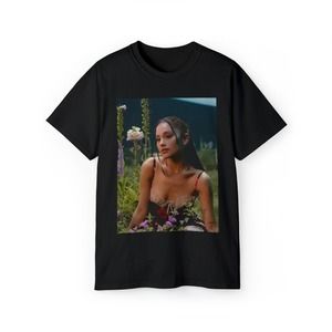 Ariana Grande Unisex T-Shirt, Ariana Grande Next To Flowers Shirt, Gift For Fan